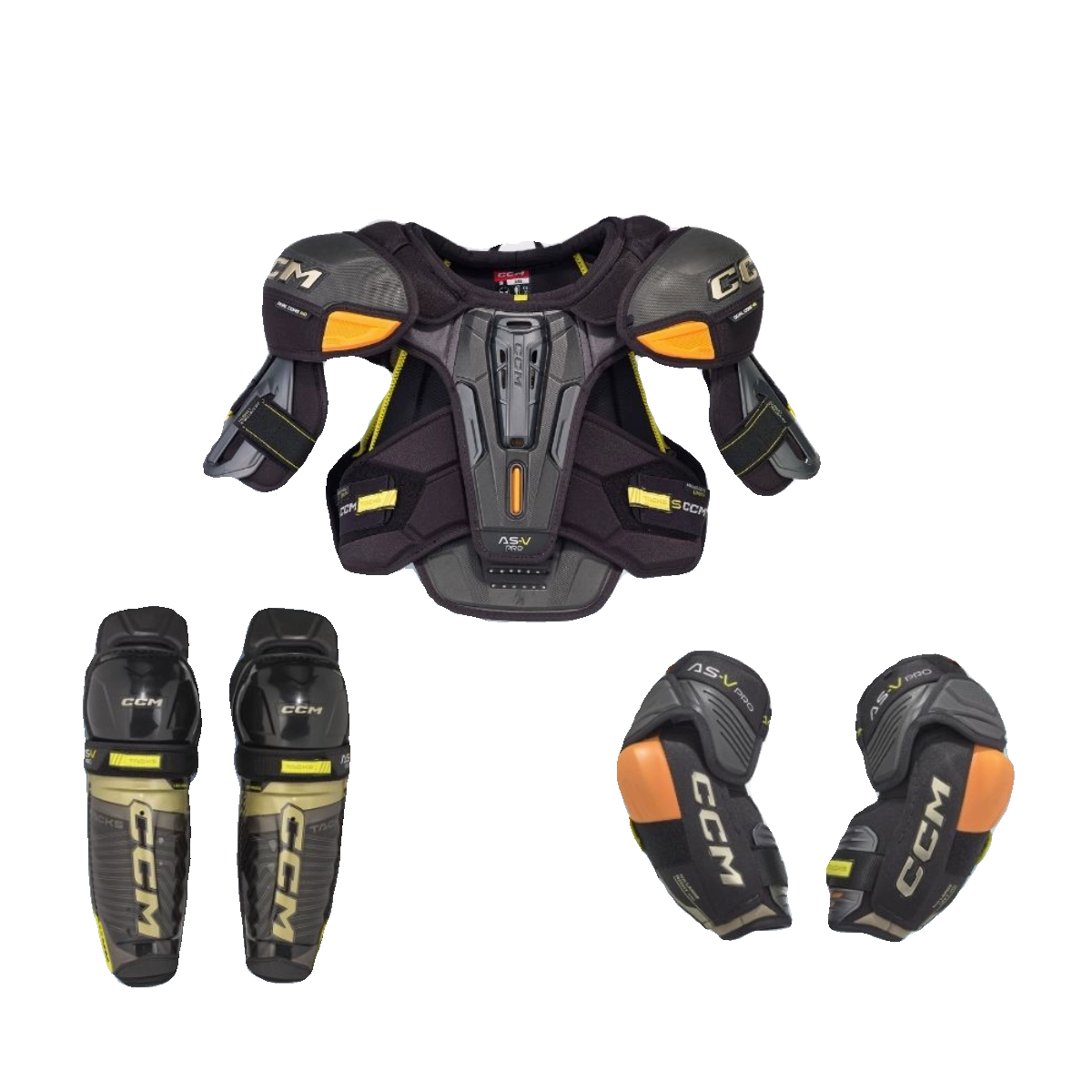 CCM TACKS AS-V PRO Ice Hockey Protective Beckles Elbow Elbow Leg Hockey Training Competition Professional ASV