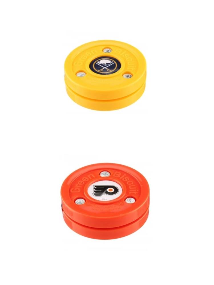 Spot in the United States imported Green Biscuit land ice hockey green biscuits super smooth drought ice hockey training ball