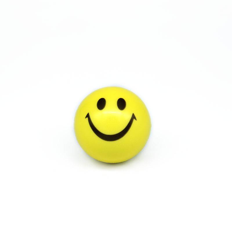 6.3cm Smile -faced Sponge Ball Teaching Products Refers to Pressing Training Ball and Rehabilitation Ball Gift Ball Children's Toy Ball