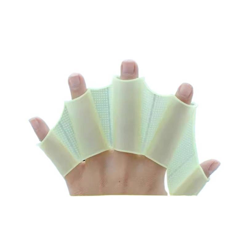 Snorblone Silicone Swimming Equipment Palm Palm Handicapy Adult Half Palm Children's Swimming Handbats Freedom Swimming Gloves