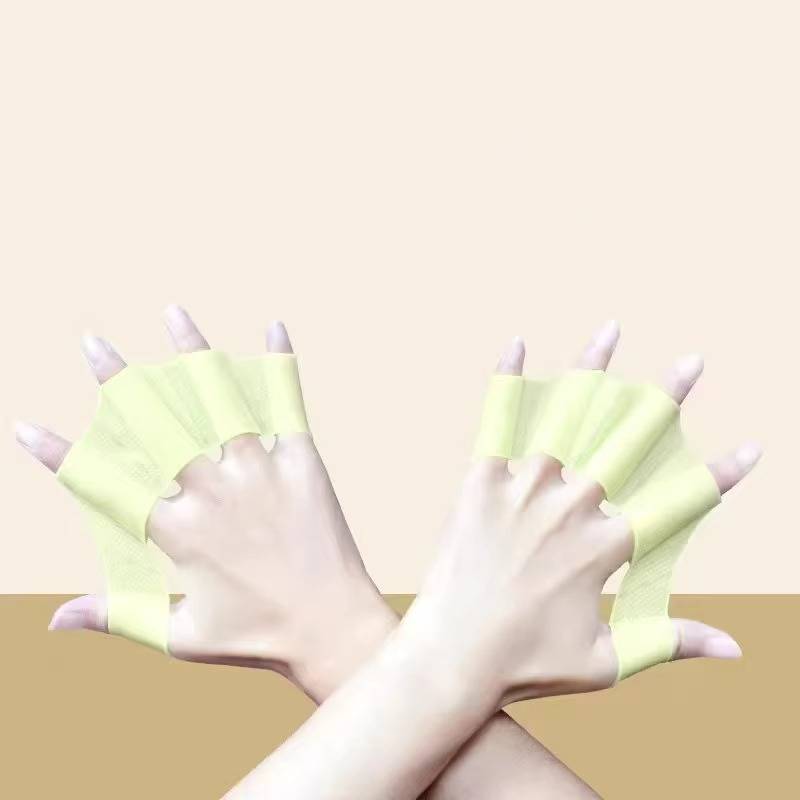 Silicone Hand-yellow-M code-1 dual