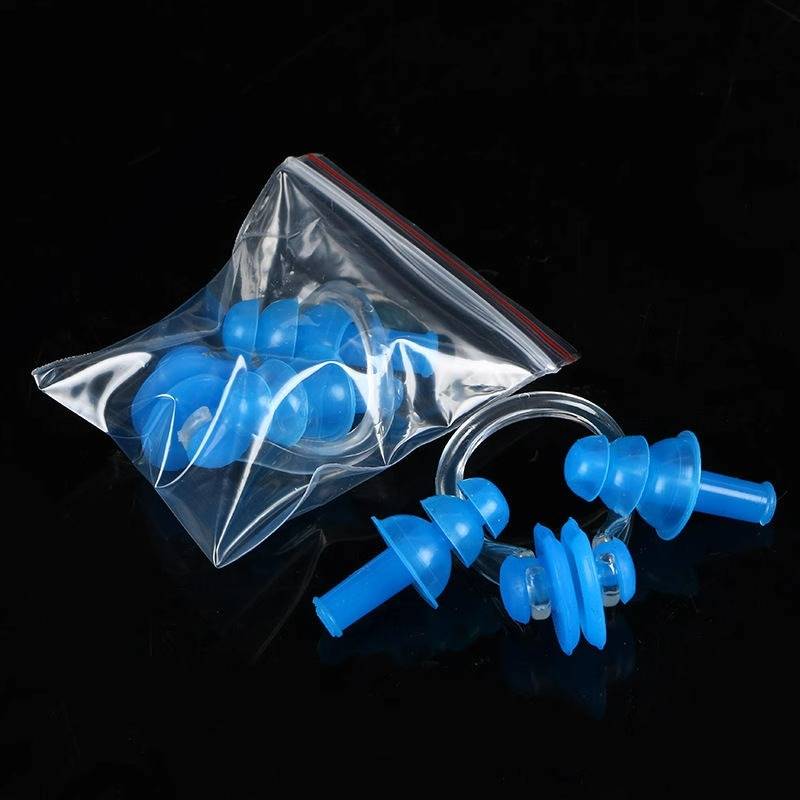 Swimming nose-ear plug-blue 1 set