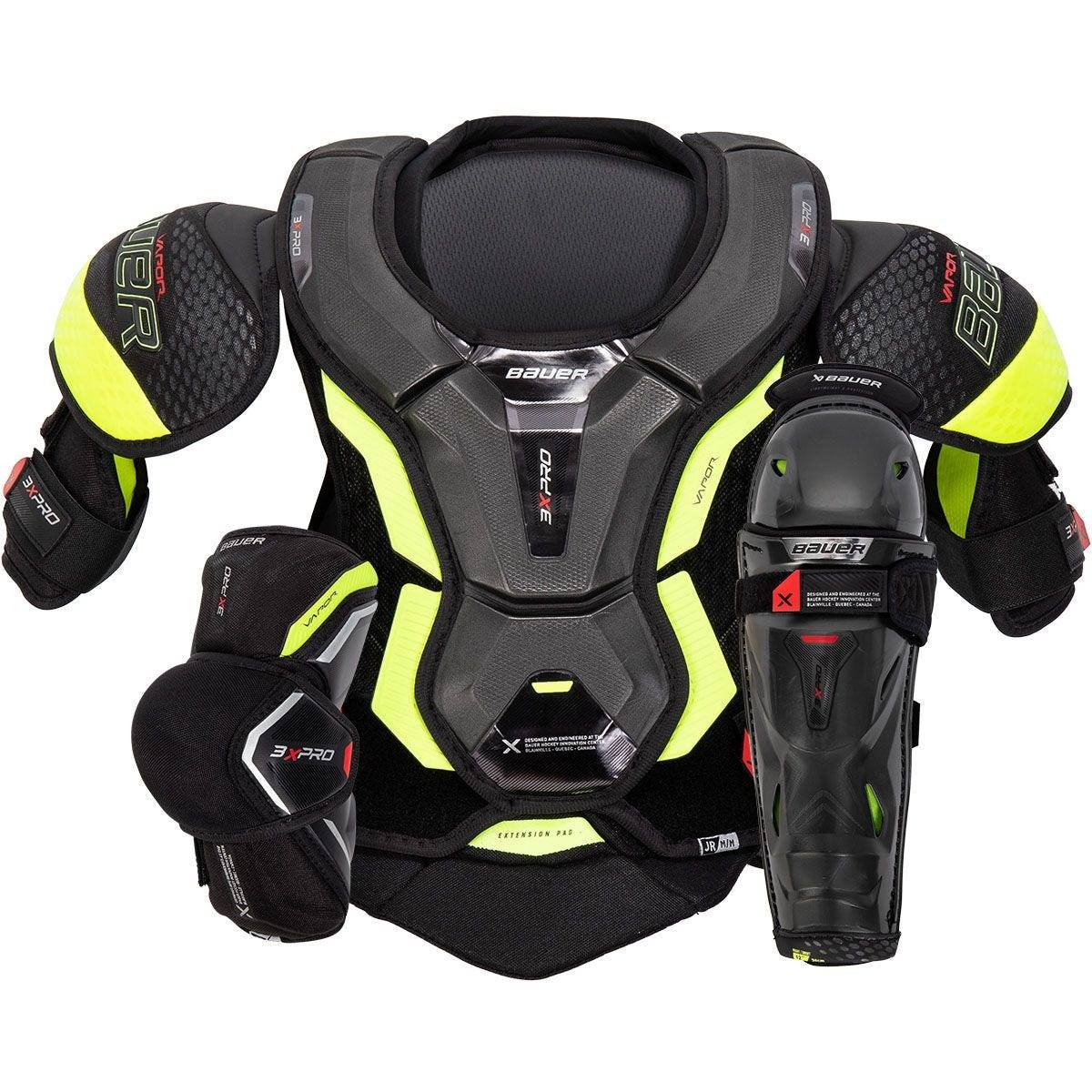 New Ball Hockey Protective BAUER 3X Pro Ice Ice Youth Adult Ice Hockey Belly Elbow Elbow Leap Equipment