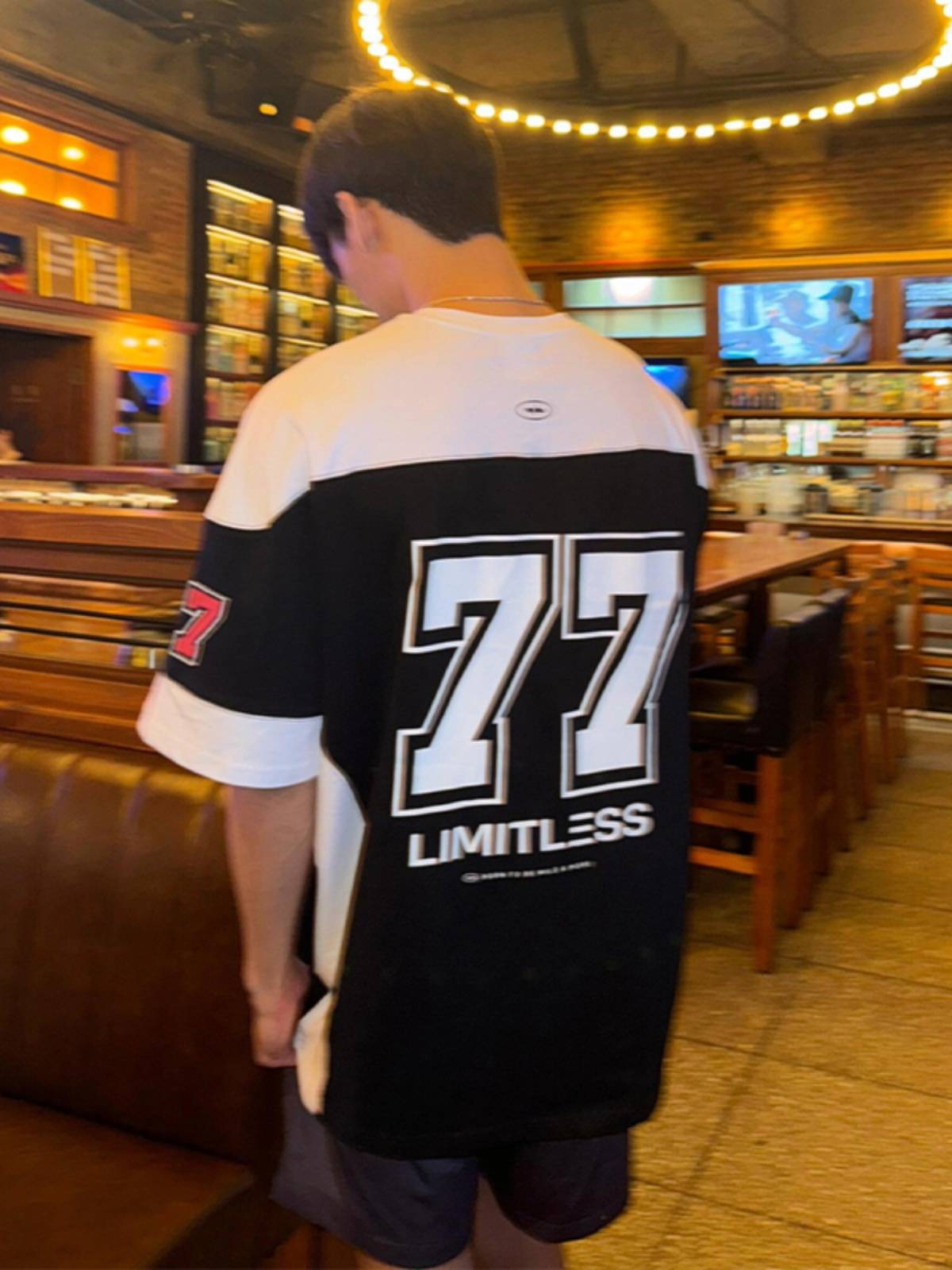 American retro locomotive T -shirt men's basketball racing short -sleeved jersey summer vintage olive ice hockey clothing