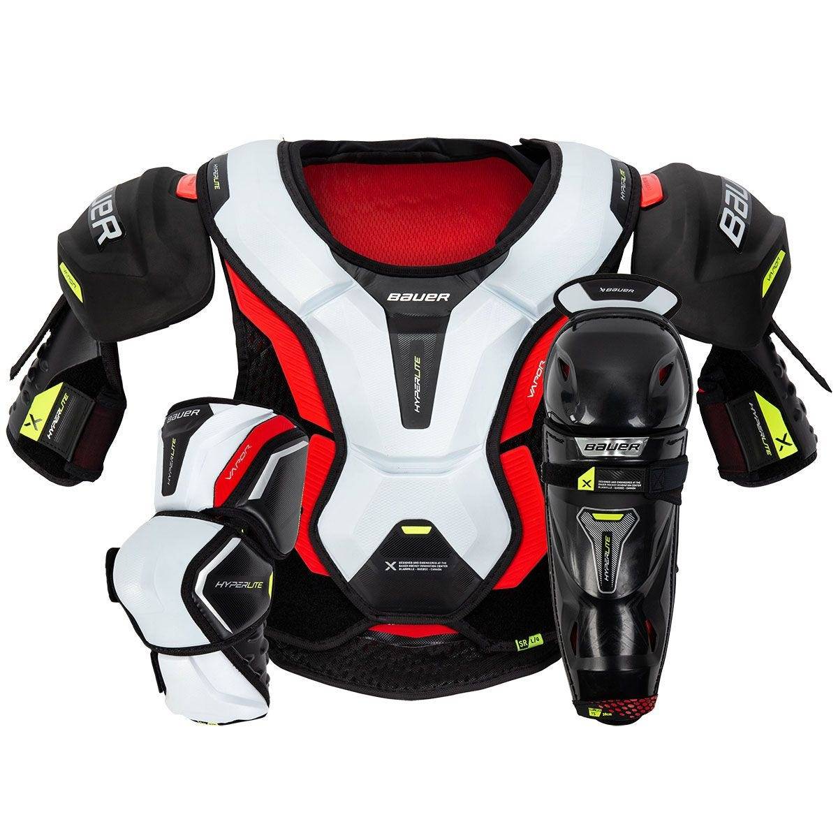 Genuine Bauer ice hockey protective bauer hyperlite young adult elite elite chest, elbow, legs and legs
