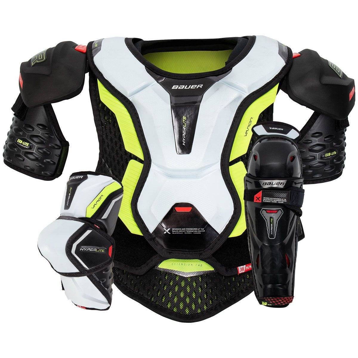 Genuine Bauer ice hockey protective bauer hyperlite young adult elite elite chest, elbow, legs and legs