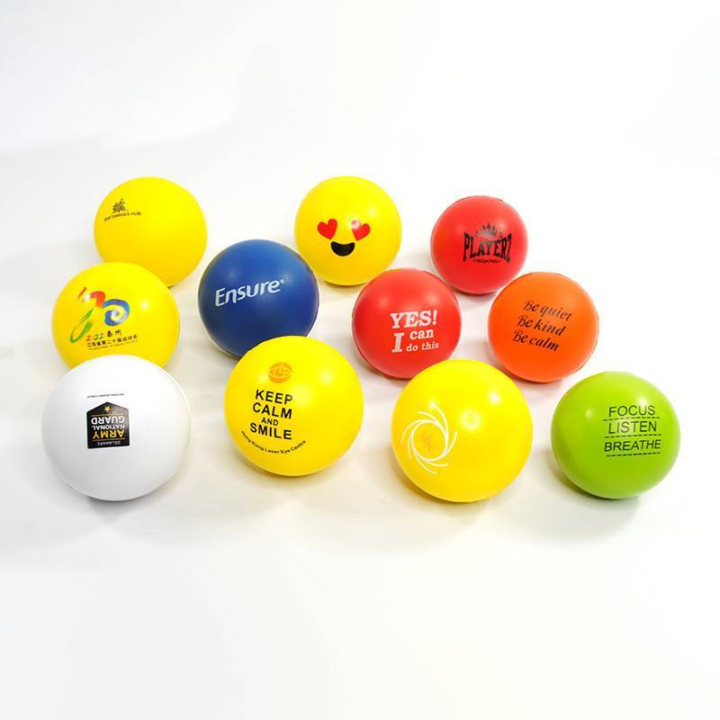 PU Ball Plastic Ball 7cm 8cm 9cm High Plastic Ball Soft Bullet Solid Power Ball Decomposite Ball can be used as logo