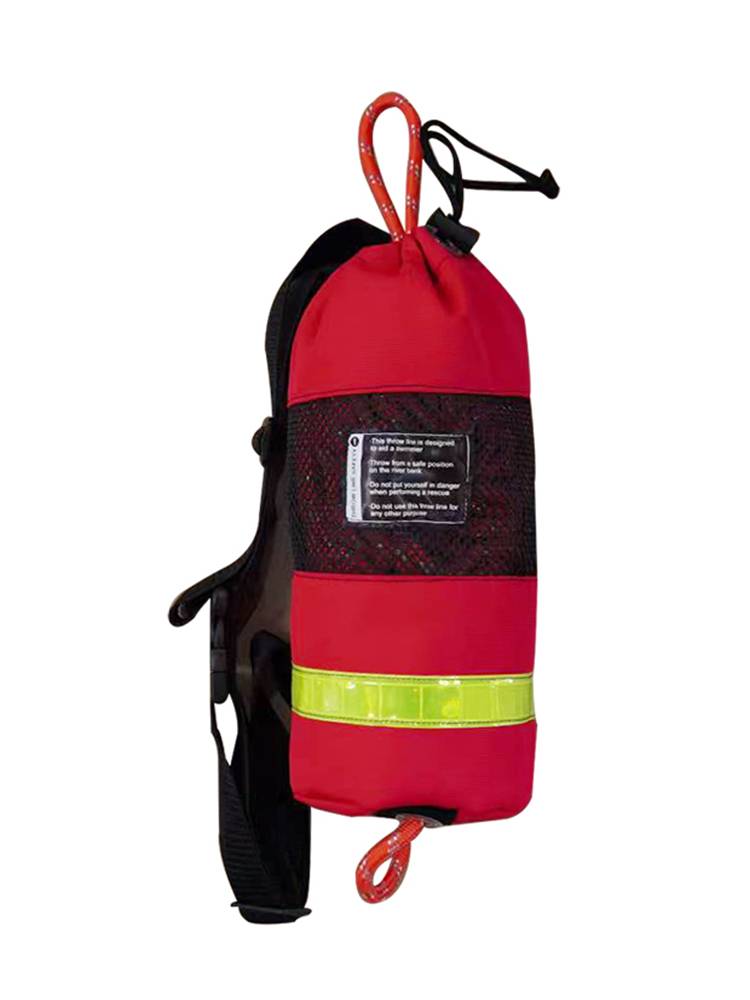 Fluorescent fluorescent ropes, life-saving ropes in water floating in water, and relief tossing in light-reflected lifeline bags