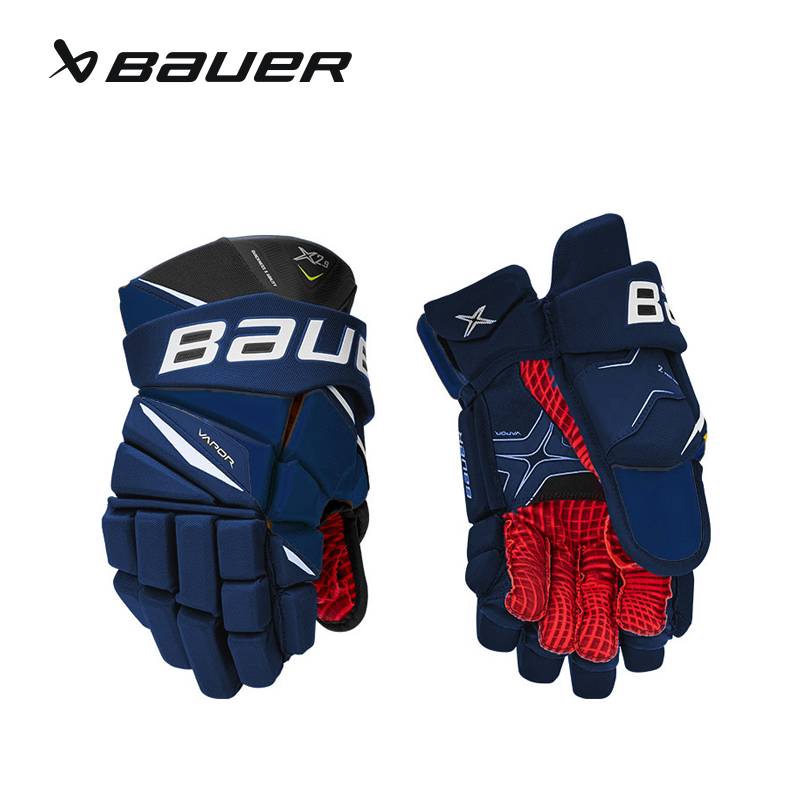 Adult gloves 13 -inch blue and yellow
