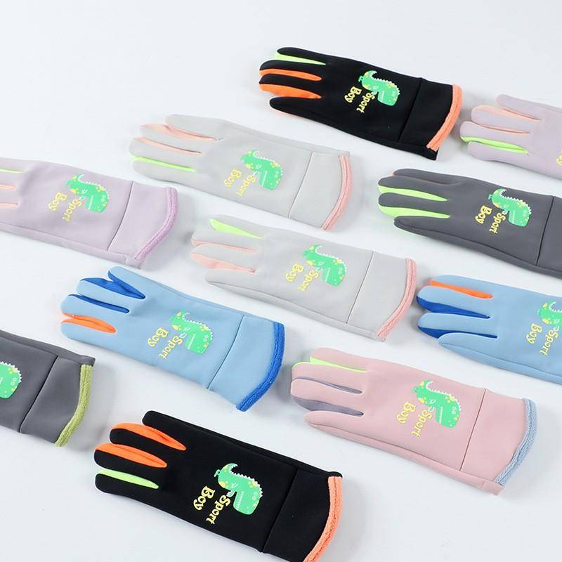 Dry ice hockey glove children's song hockey ice ice short track speed skating training men and girls special protective gloves