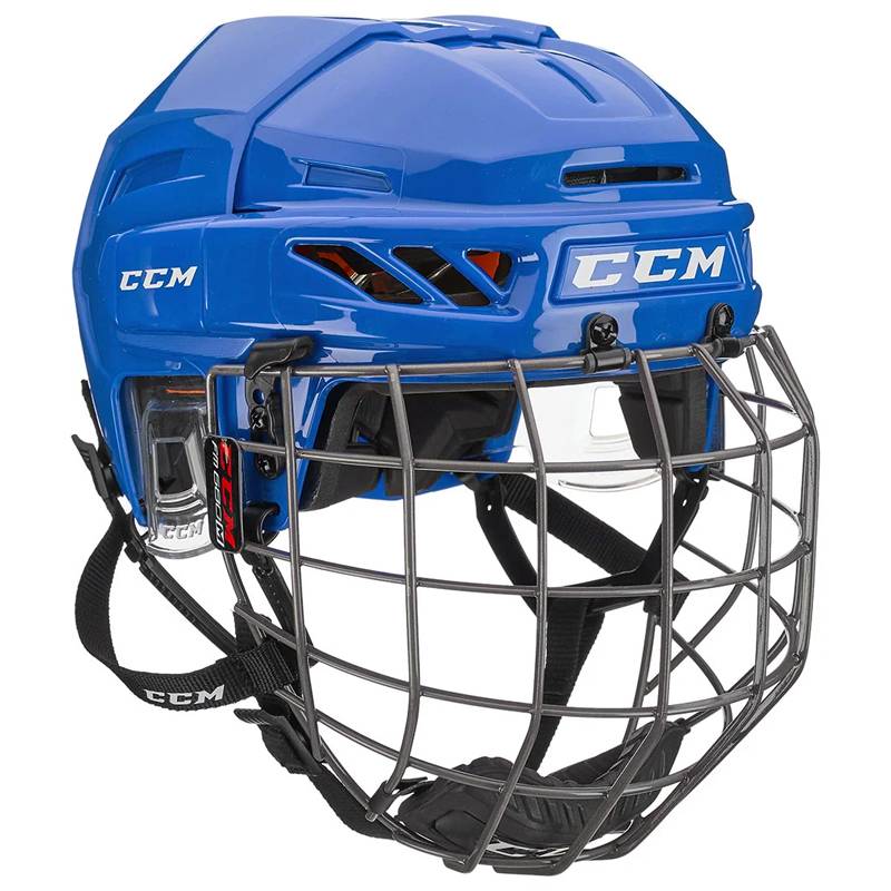 CCM ice hockey helmet red youth adult helmet FL90 does not pinch children's ice hockey equipment size adjustable