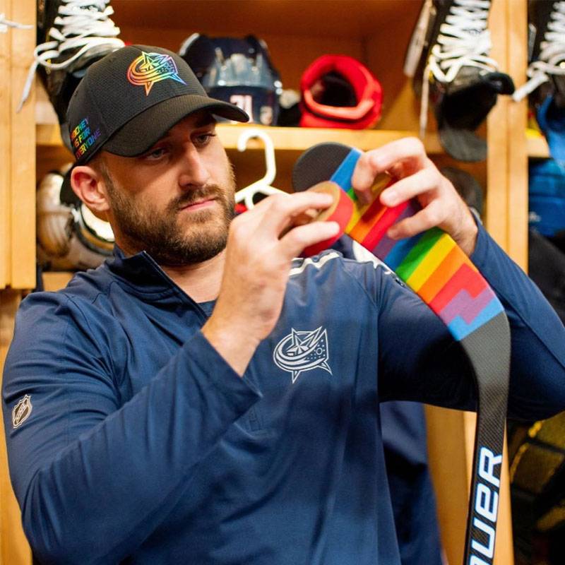 Rainbow Platform imported Pridetape ice and petal clotter head tape -hockey tape ribbon ribbon rubbing head tape
