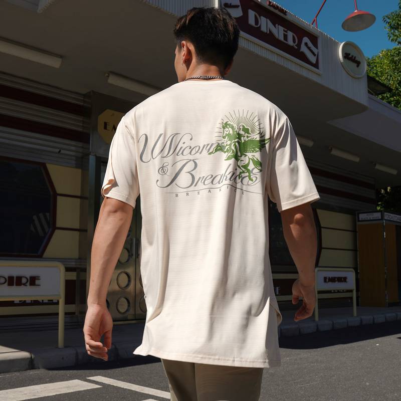 Victory Goddess Short Sleeve-Milk White