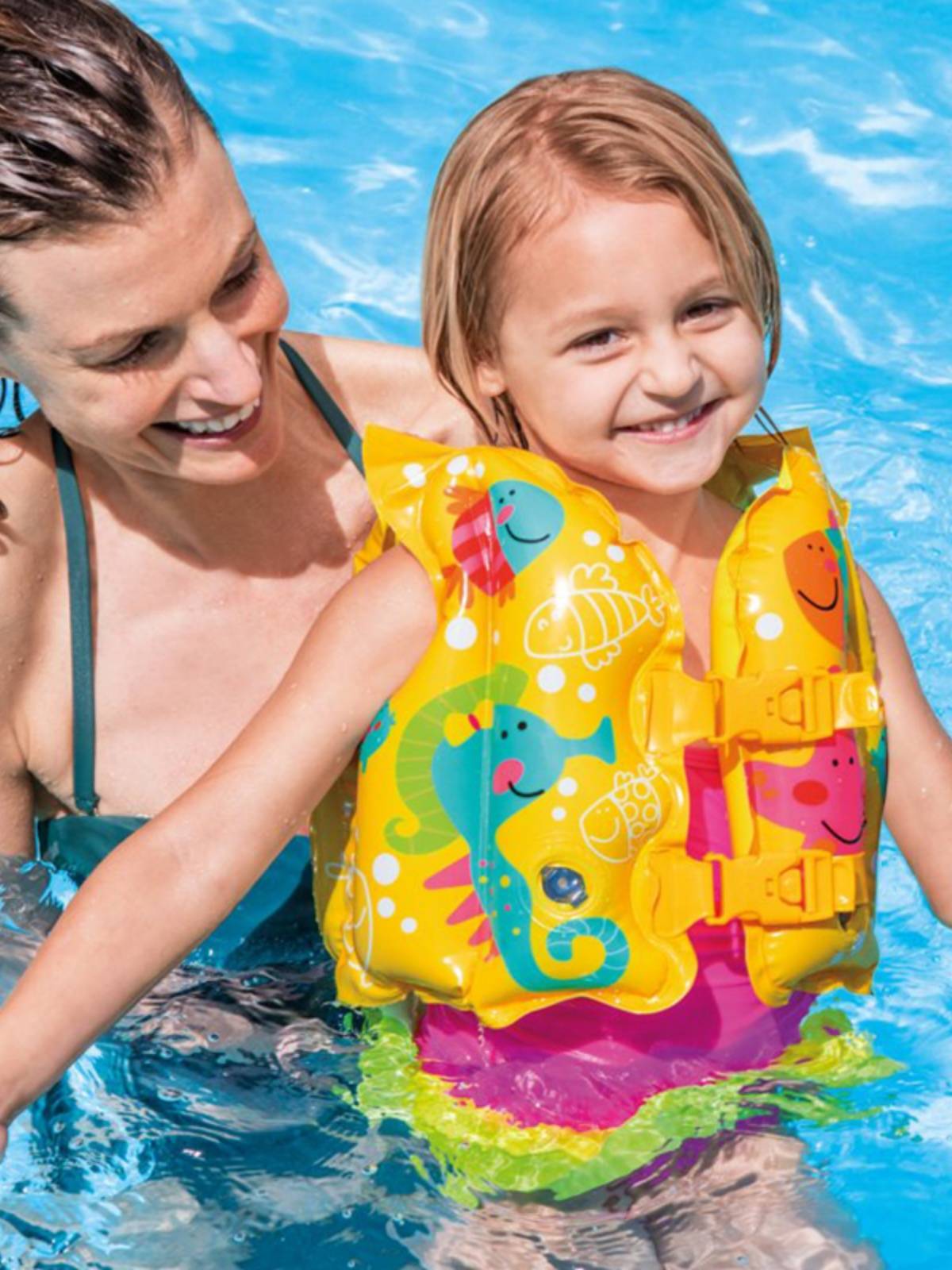 Children's life jacket pneumatic swimwear baby buoyant clothes arm ring to learn swimming equipment vest vest drift swimming rings