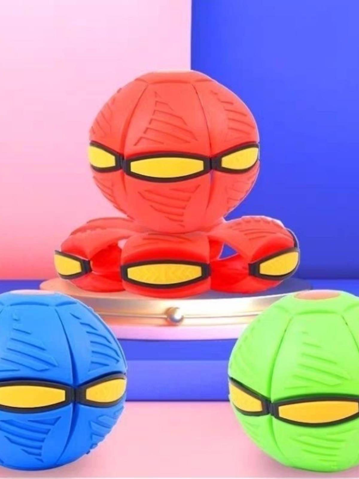 New outdoor magic flying disc children's parent -child parent -child puzzle back to the flying saucer ball toy