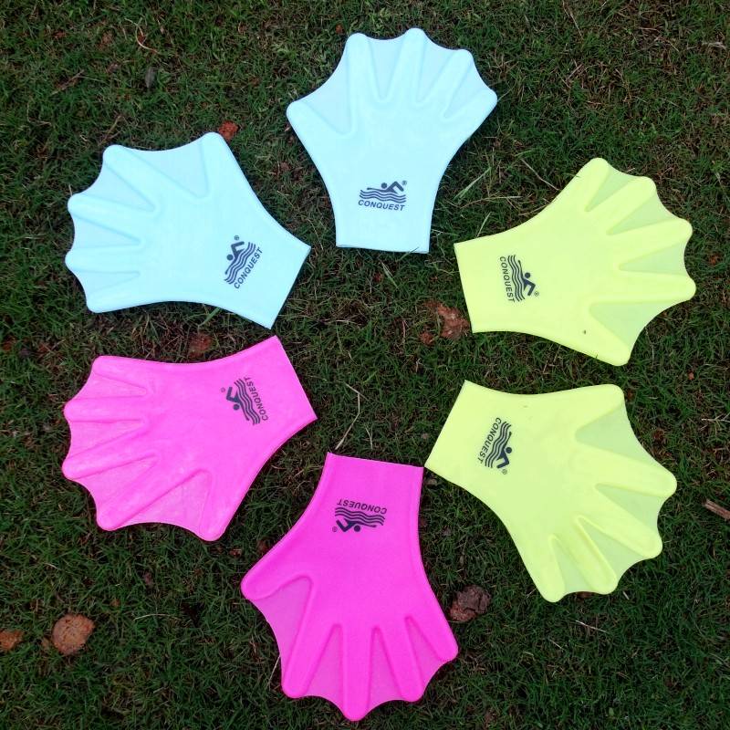 Silicone Hand Swimming Equipment Drawing Palm's Adult Children's Learning Learning Free Swmming Dive Palm Handle