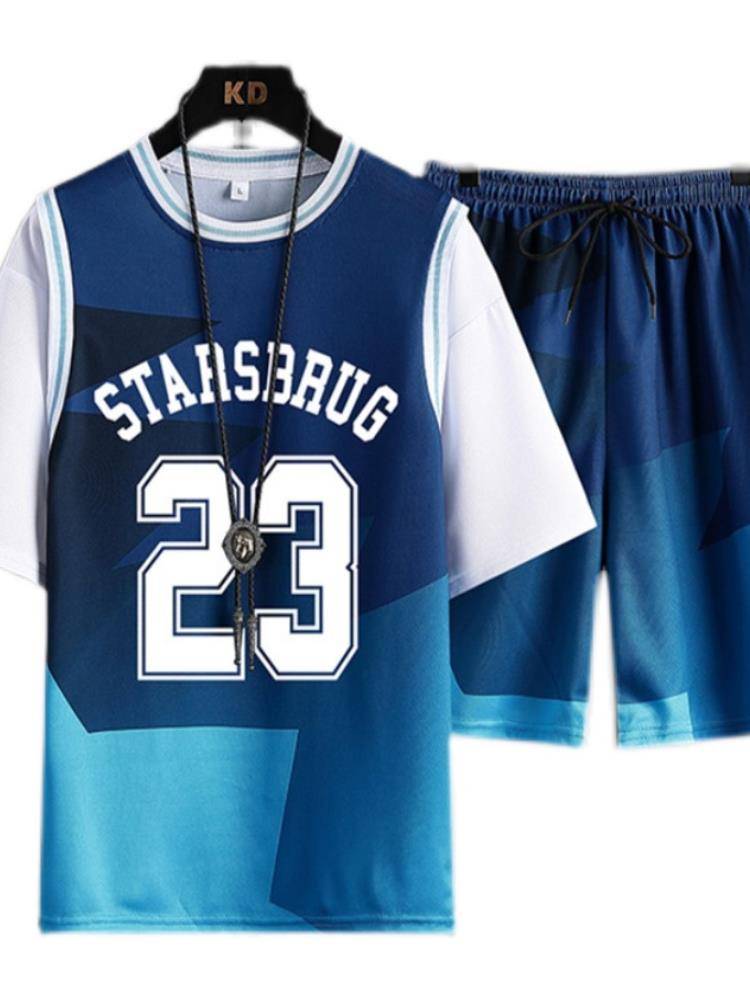 Genuine Jordan Youth Basketball Services Male Ice Silk Speed ​​drying and breathable junior high school student sports suits big children high school students