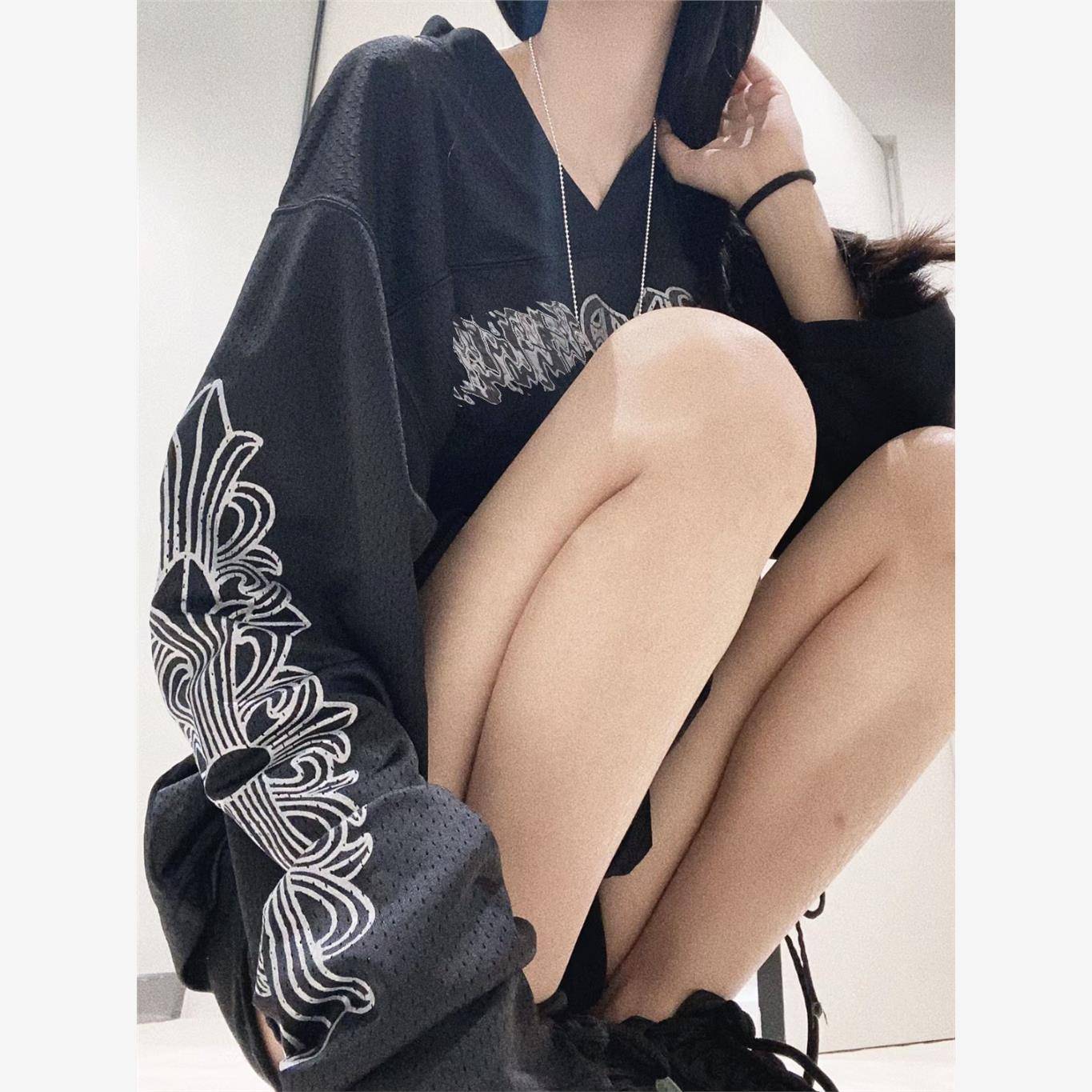 (Spot) Autonomous Sanskrit 33 Film Cloth Sports Ice Hockey Cloth Short -sleeved T -shirts Long -sleeved Men and Women Set