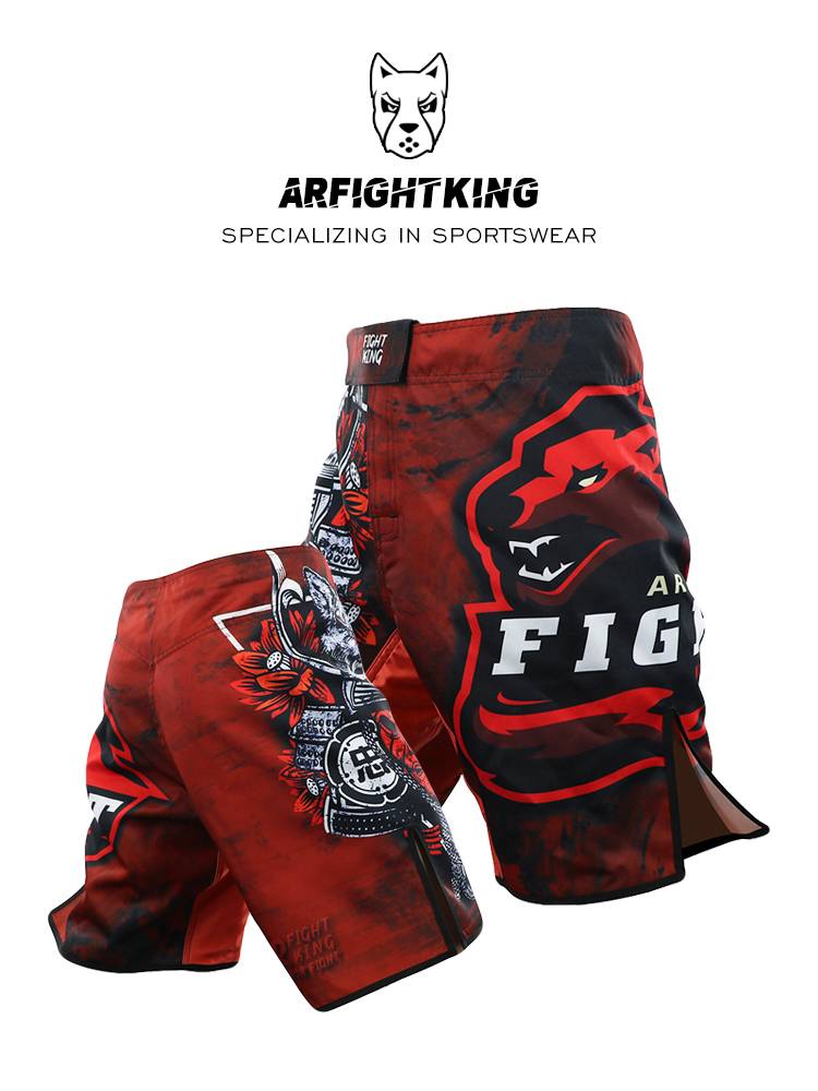 MMA fighting pants UFC comprehensive fighting training beach shorts fitness juvenue custom running Thai boxing