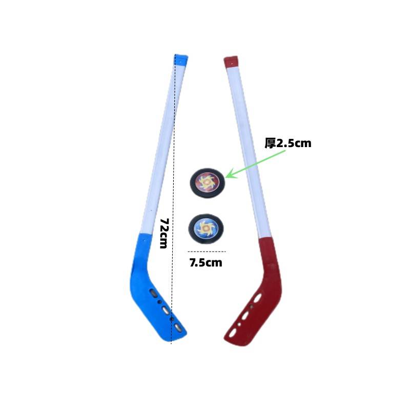 72cm red and blue hood 2 sticks 2 cakes