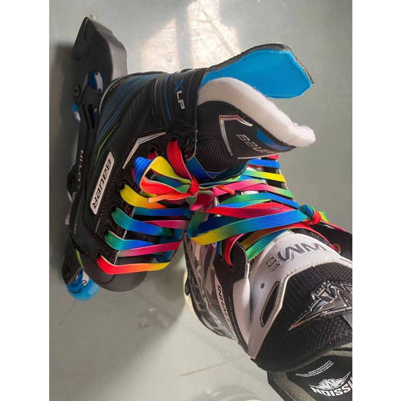 New Rainbow Ice Hockey Shoe Shoes Broots Children Adult Ice Knife Shoes Skating Shoes Skate Shoes Multi -color Shoes