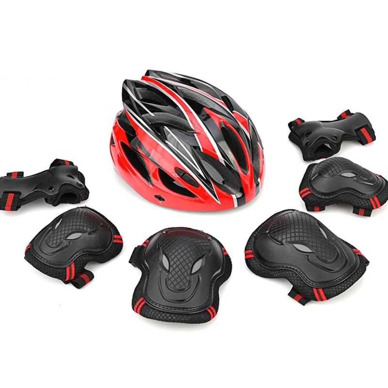 Professional helmet can adjust the knee and foot wheel skating children adult female skating shoes skateboard men