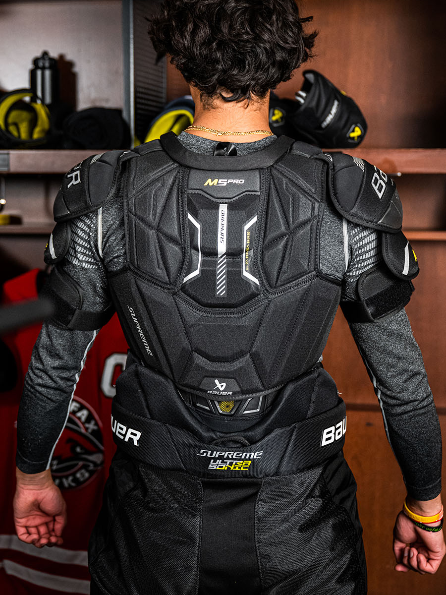 23 years of new BAUER M5 Pro ice hockey protective Ball high -end young people to protect chest and elbow and elbow