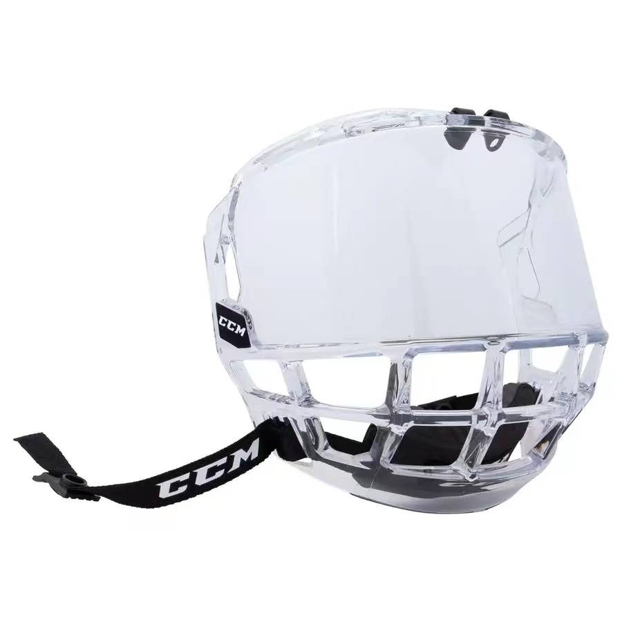 Genuine CCM FV1 ice hockey helmet mask transparent full protective mask children's adult anti -fog defense and scratch accessories