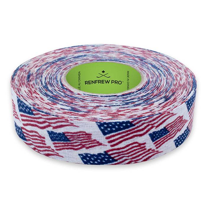 Paper in the U.S. flag tape