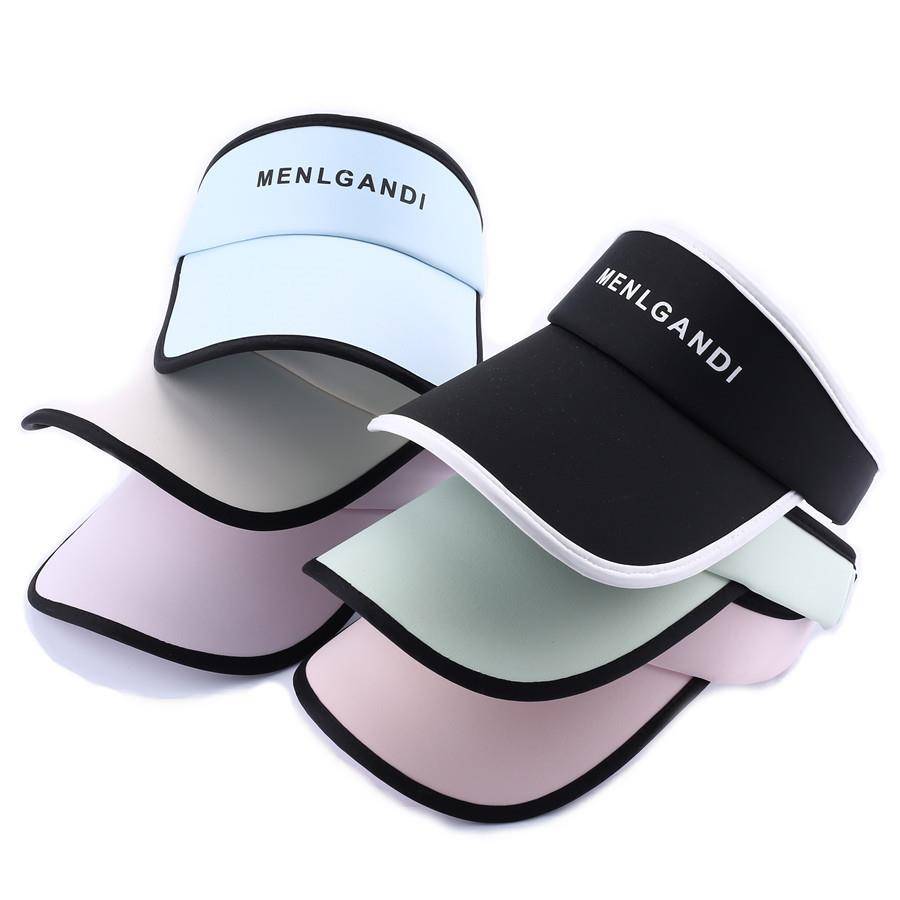 Summer double -sided ice silk sunscreen hat sports baseball cap Japanese running empty -top sun hat shading woman