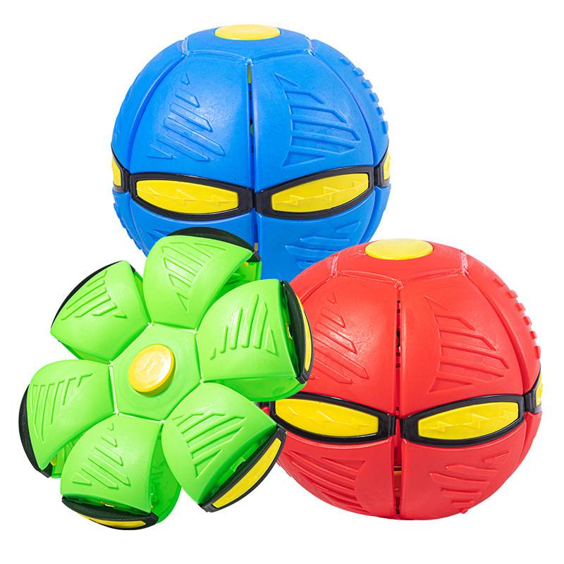 Children's Outdoor Magic Flying Disk Transformer Step Stepping Bouncing Bouncing Blind Flying Ball Poor Performance Football Parent -Child Interactive Toys