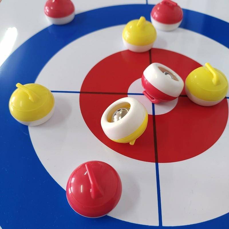Diameter 26mm Curling Ball Yellow Covers and White Bottom