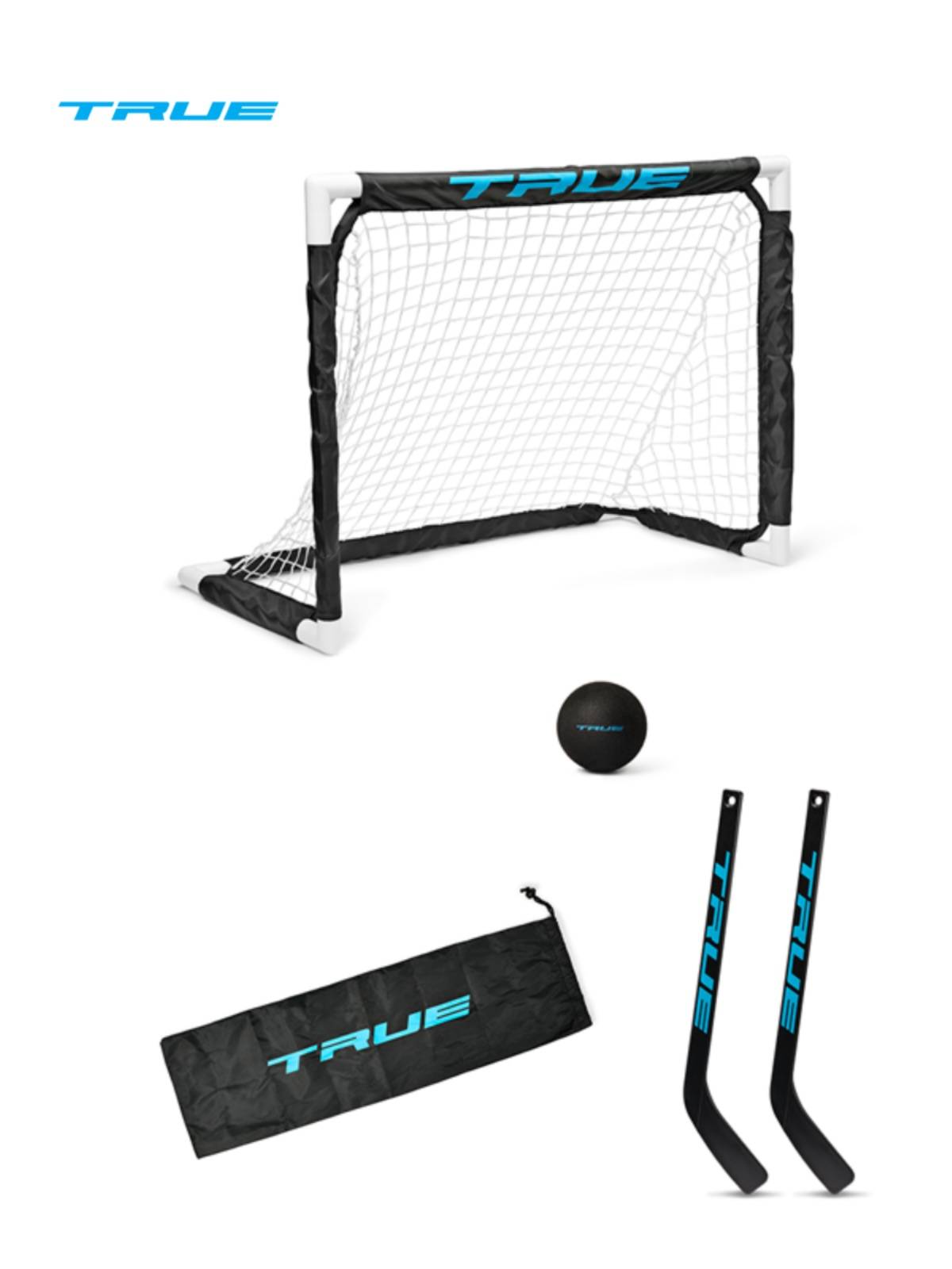 TRUE Ice Hockey Auxiliary Fit Mixing Parent -Child Entertainment Set Ice Hockey Extension Practice Board Trainer Washing Bag