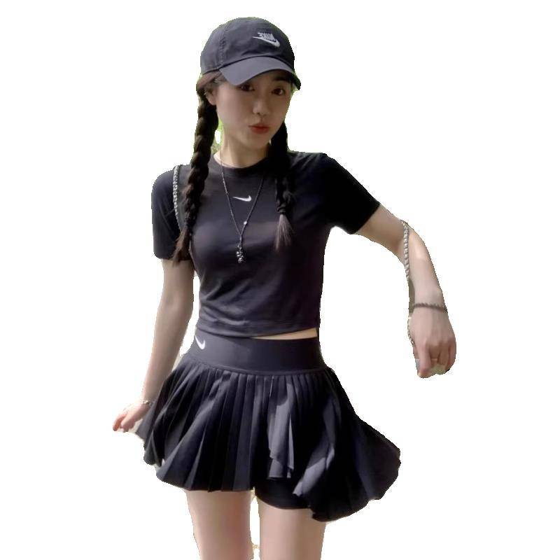 Bingbing Summer Short Skirt Women's Tennis Skin Sports Leisure High -waist Fast Speed Dry Skirt DR6850