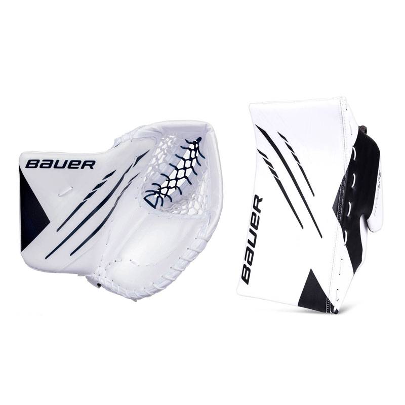 Baoer ice hockey goalkeeper's leg protection hand to block the hand Bauer hyperlite competition -level ice hockey goalkeeper equipment