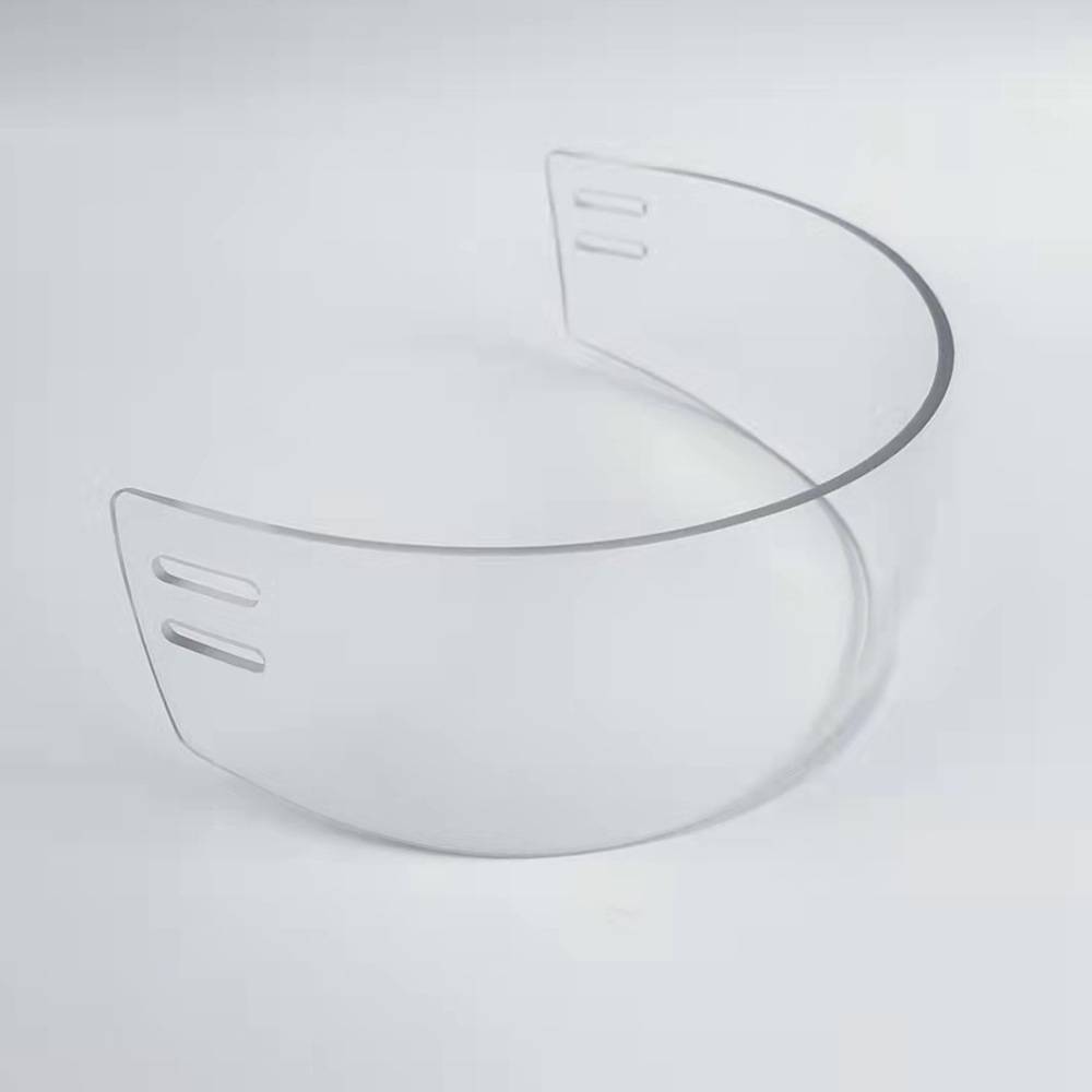 Professional anti -fog anti -scraper high -clear ice hockey mirror lens cover ice hockey helmet care mirror skate equipment