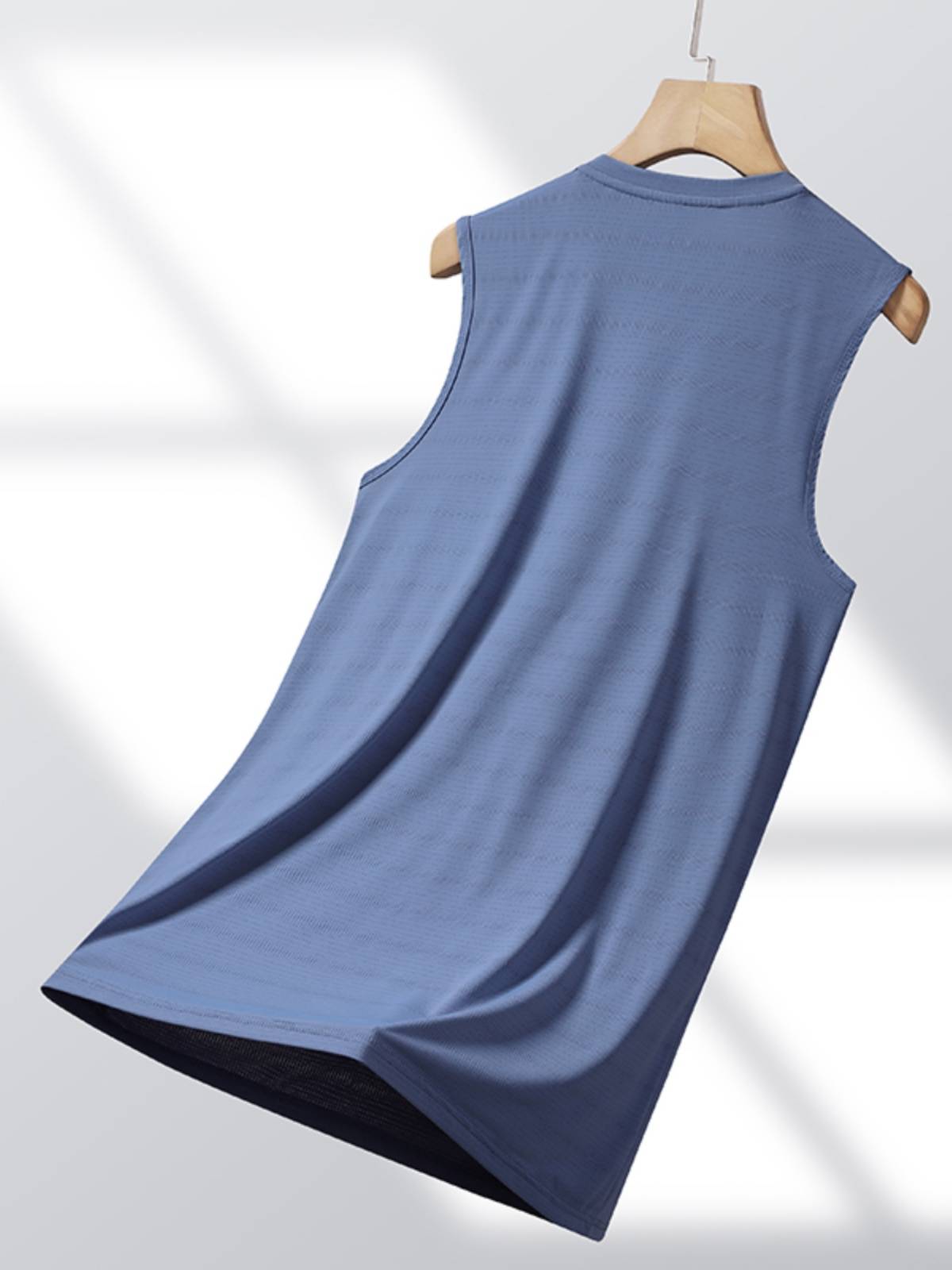 Brand Ice Silk Pure Color Real Estate Male Loose Large Speed Speed Network Eye Training T -shirt Summer Running Sports Basketball