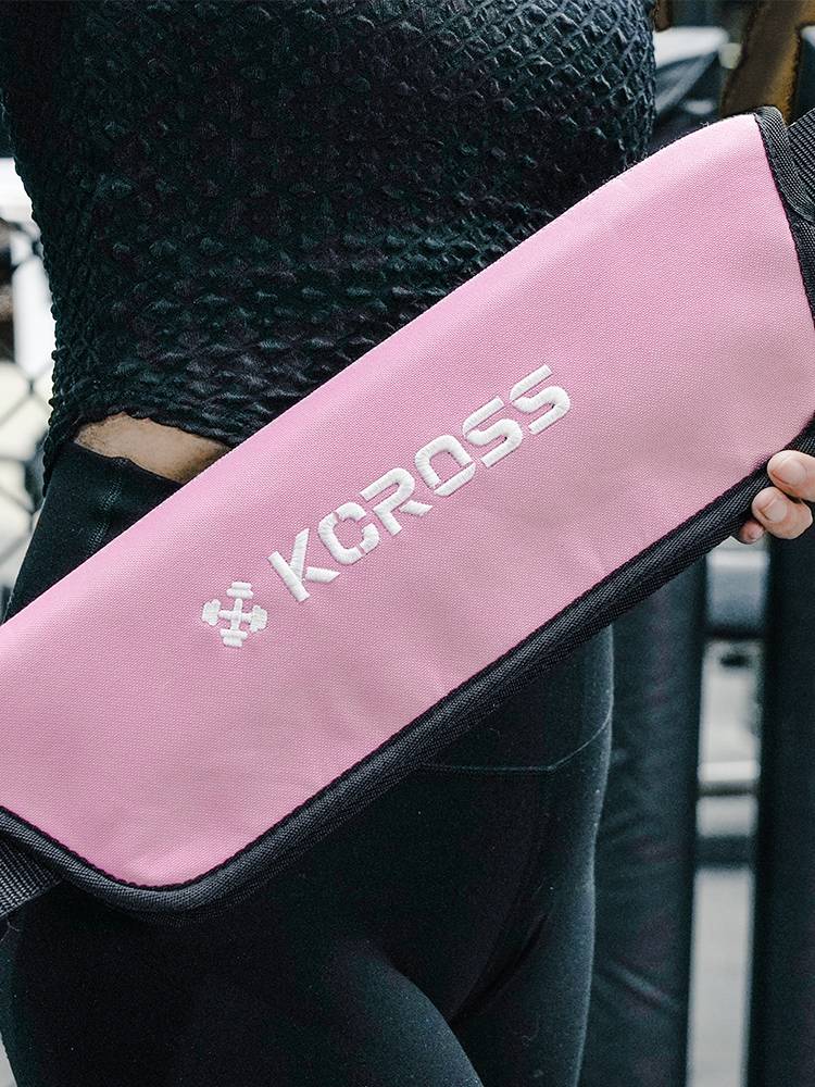 Kcross hip push waistband hip bridge lumbar belt load hip thrust belt hip protective pad female fitness bridge dumbbell