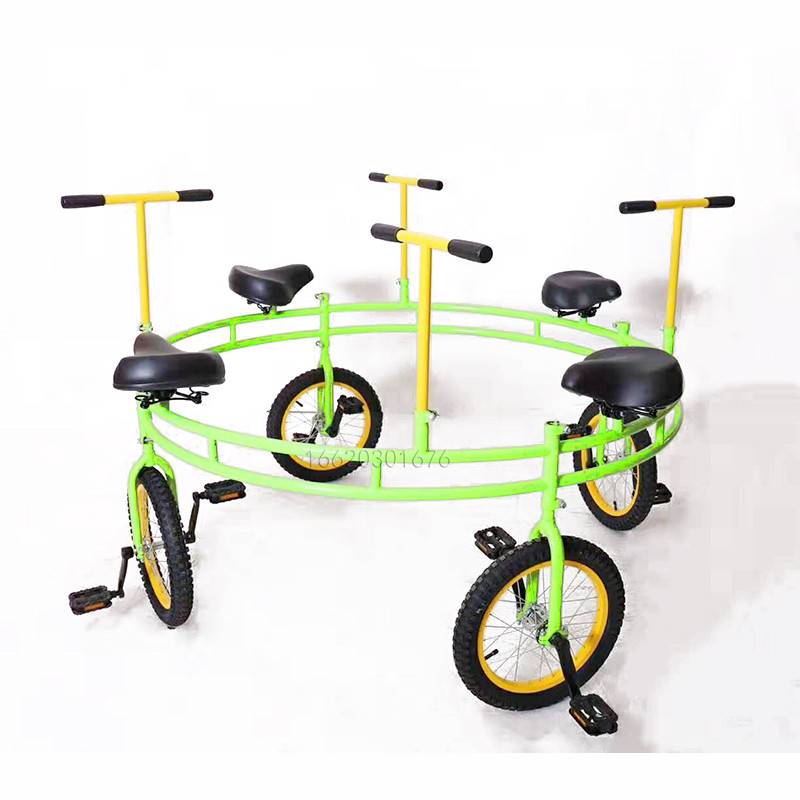 Four -person Ferris wheel fixed gold