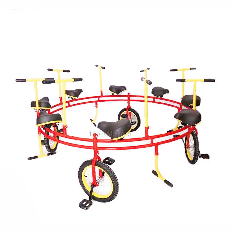 Eight -person Ferris wheel fixed gold