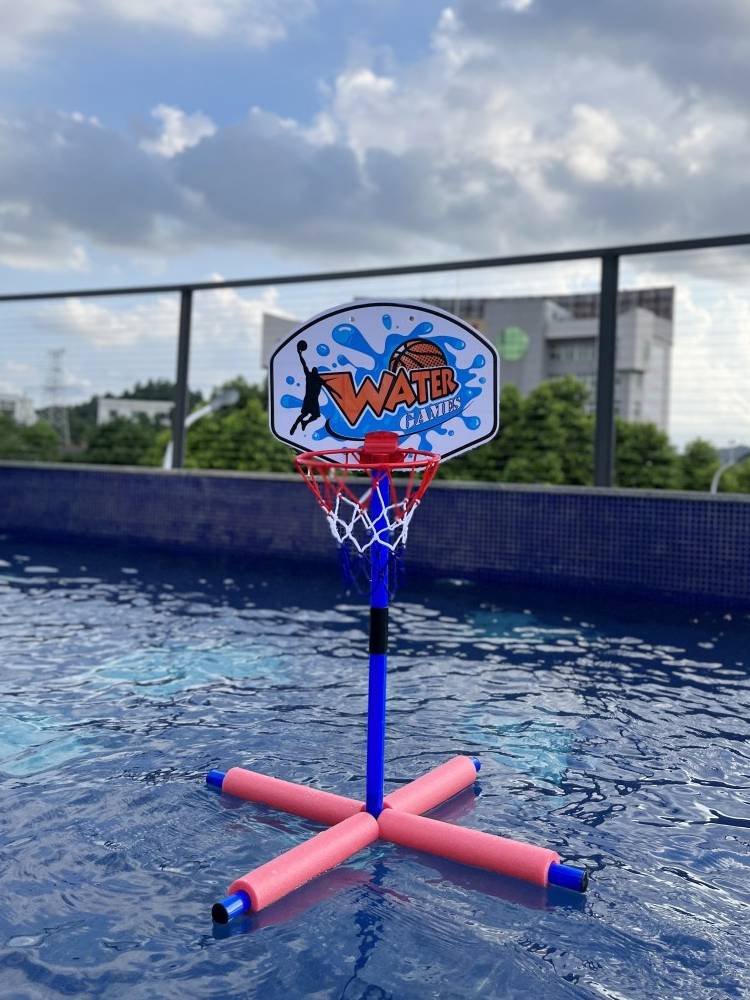 Children's Water Basketball Frame Football goal two -in -one swimming pool Waterball boys play water shooting toy water park