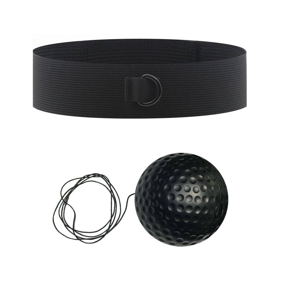 Knitting headband+black soft ball