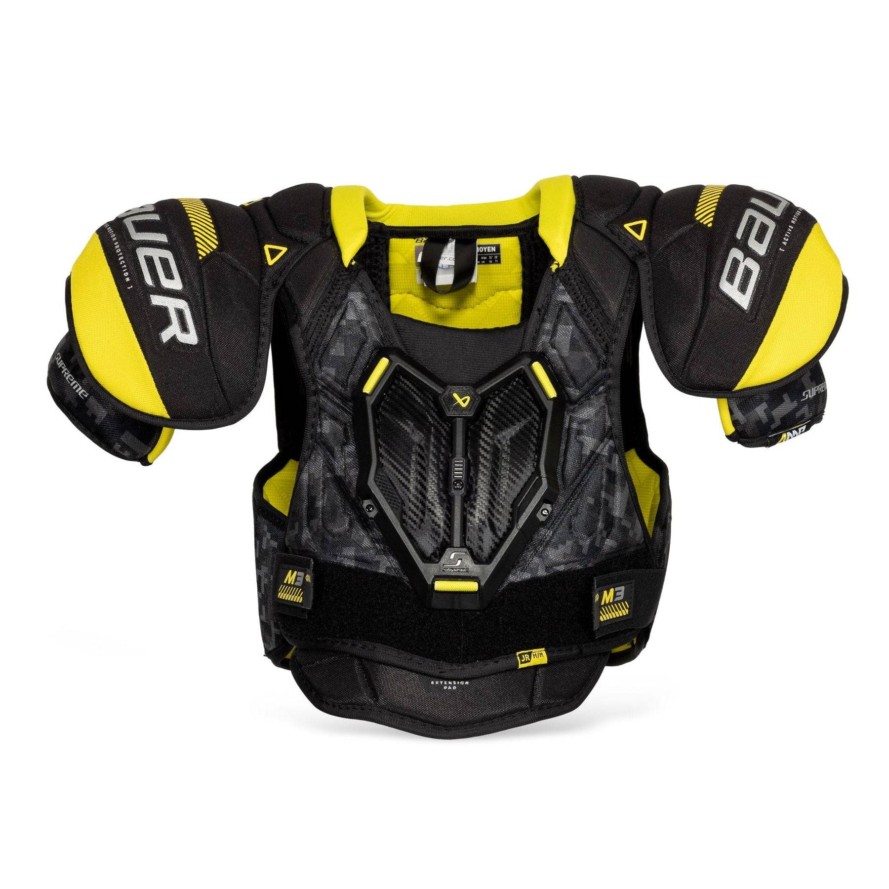 2023 Bauer ice hockey protective bauer M3 youth -protective chest, elbow, legs, middle -level ice hockey set