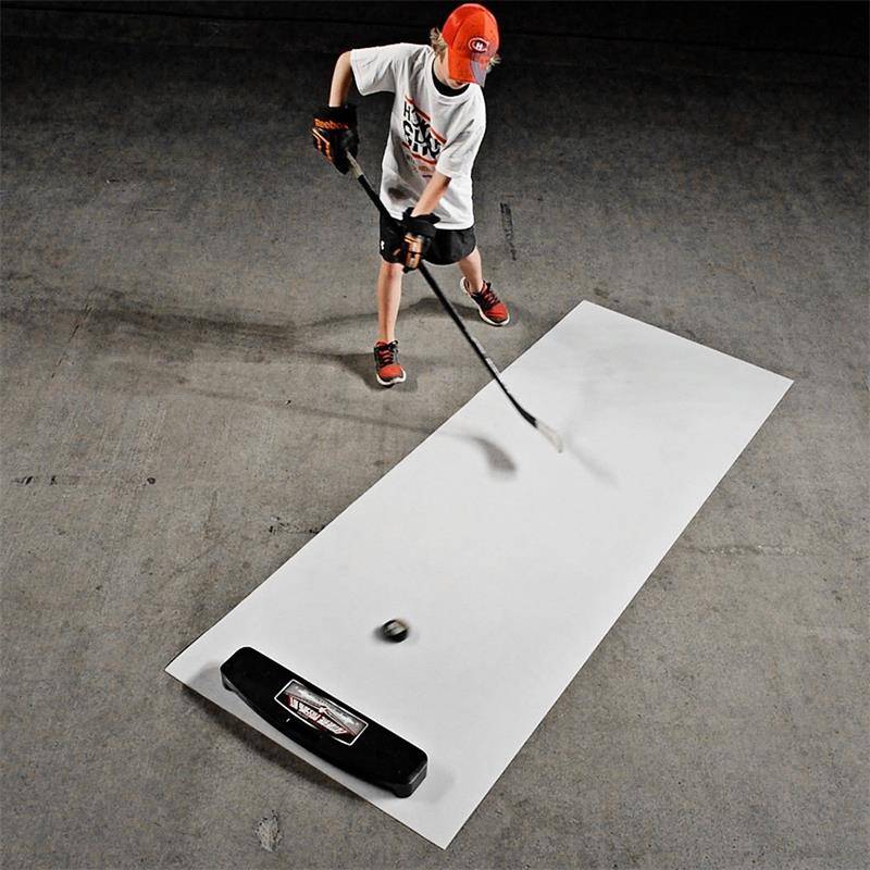 import hockeyshot, hockey returner, passer, two-use passer on ice