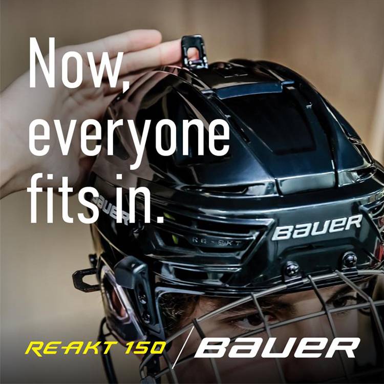 Official Genuine Ball Hockey helmet Bauer RE-AKT 150 Ice Hockey helmet can be adjusted on all sides