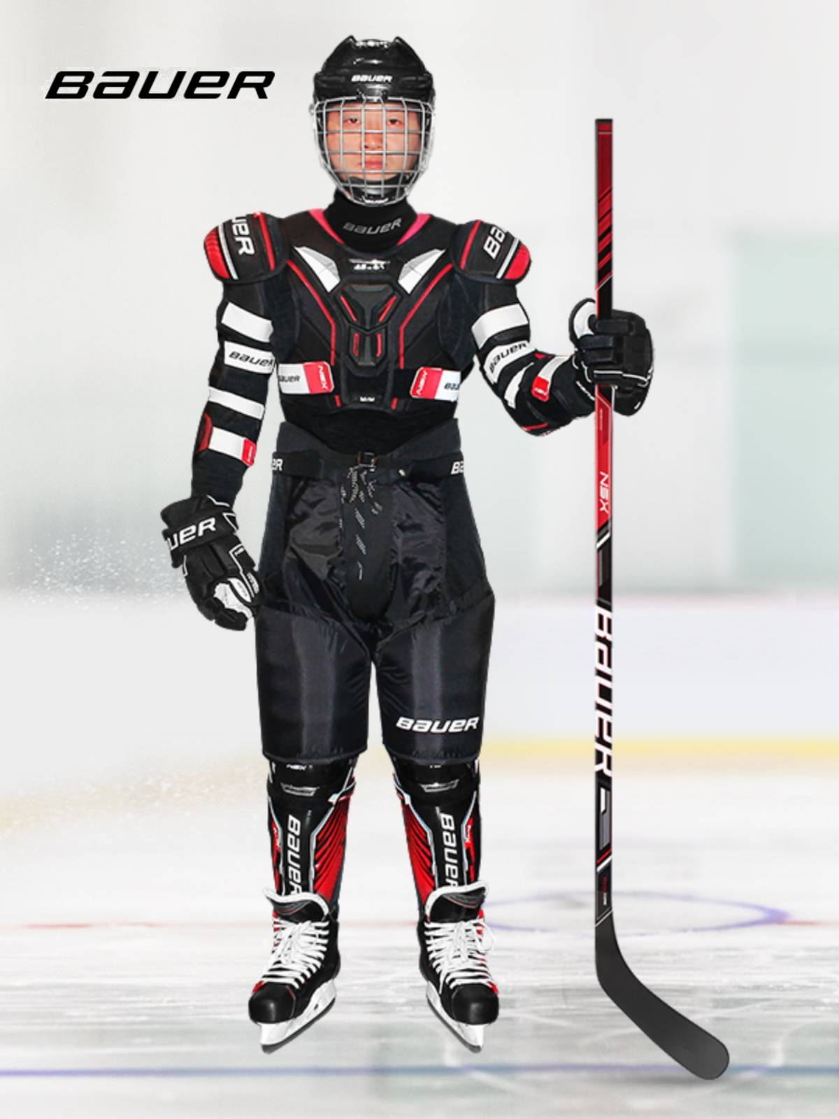 bauer/Ball NSX ice hockey guard flagship youth children's song hockey professional chest protective chest elbow custody shop
