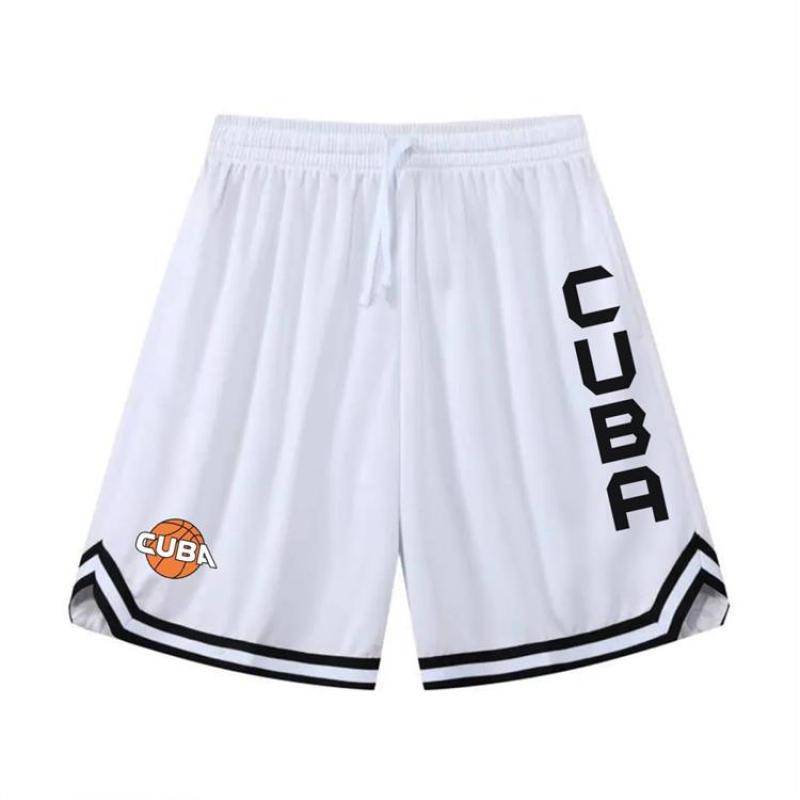 American shorts men 2024 Summer ice silk fast -drying and breathable puzzle pants juvenile loose basketball pants casual