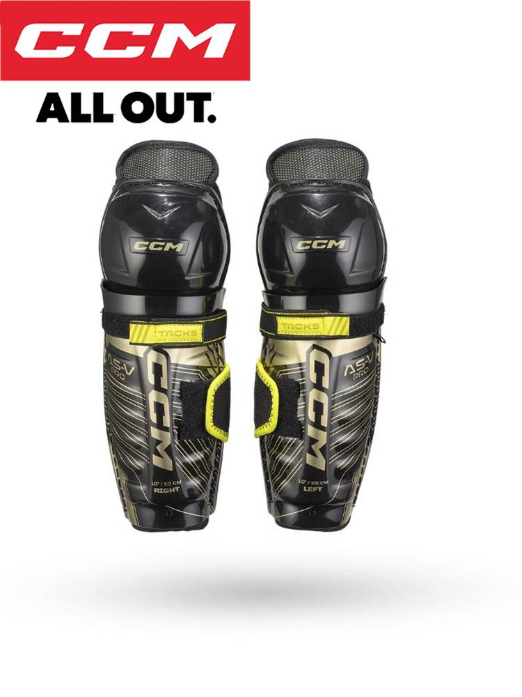 New CCM TACKS AS-V Pro Children's Ice Parks Protective Beckles Elbow Elbow Leg Hockey Competition Professional