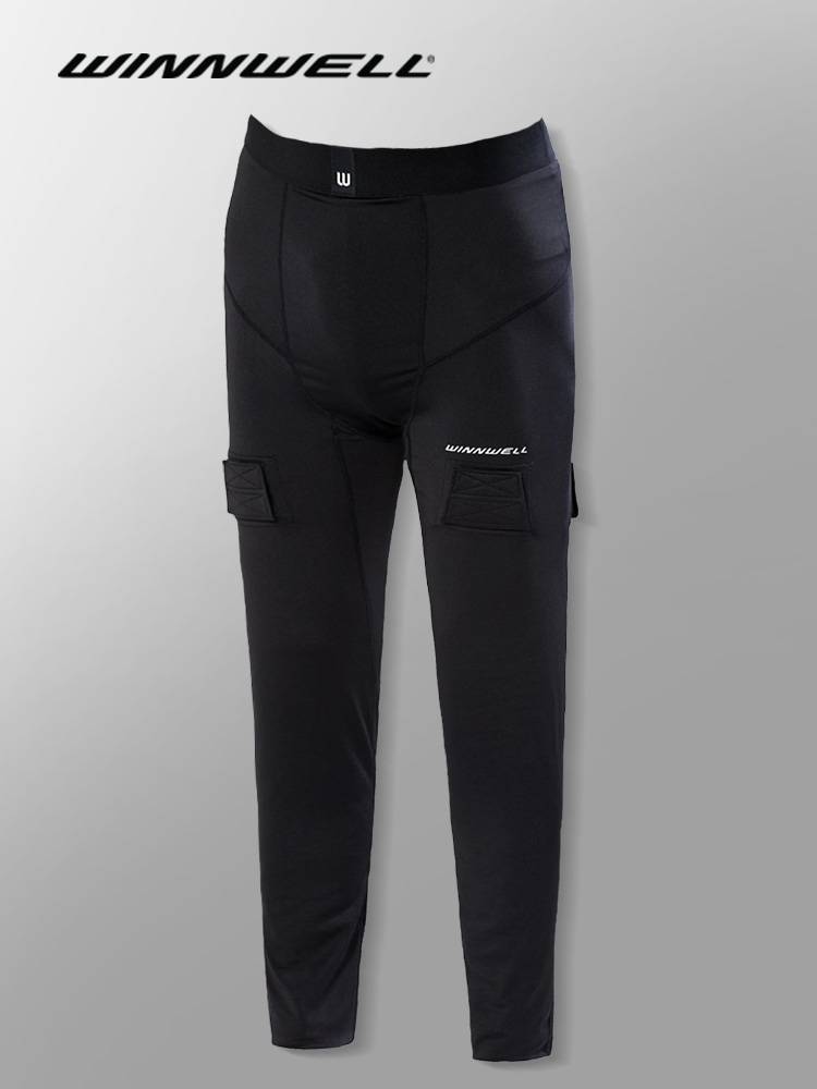 Winnwell ice hockey fast dry jacket set children's protective gear with crotch fast dry pants adult skating training clothing