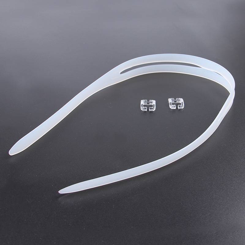 [Buy 1 get 1 get 1] White mirror belt+white button
